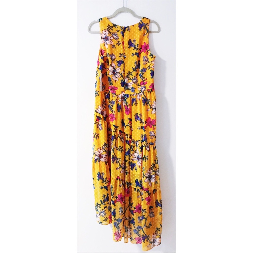 Eliza J. - Asymmetrical Hem Floral Dress - Picture 5 of 8